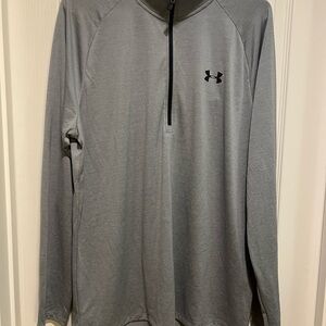 Under Armour Gray Quarter-Zip Sweatshirt